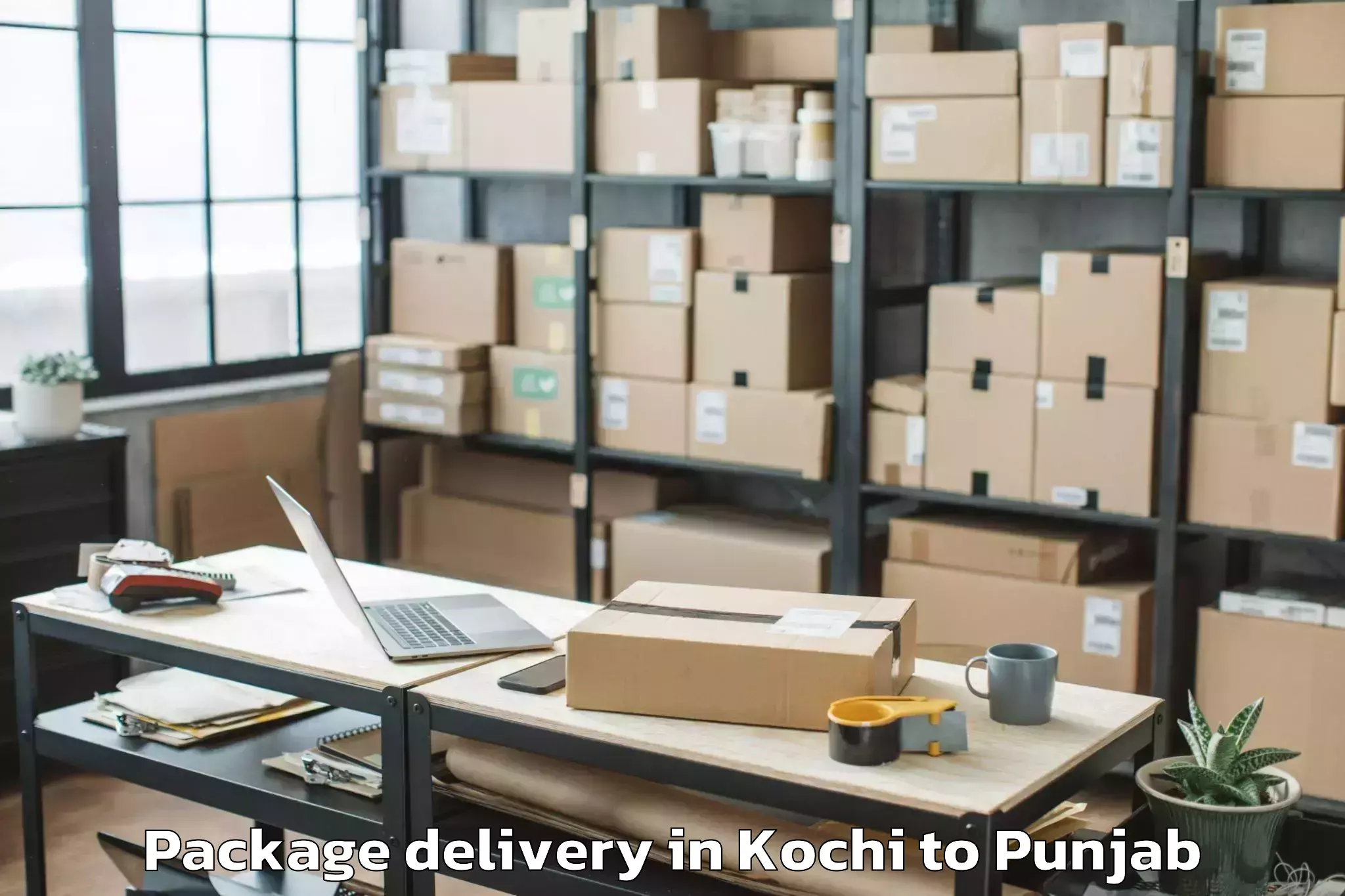 Kochi to Balachaur Package Delivery Booking